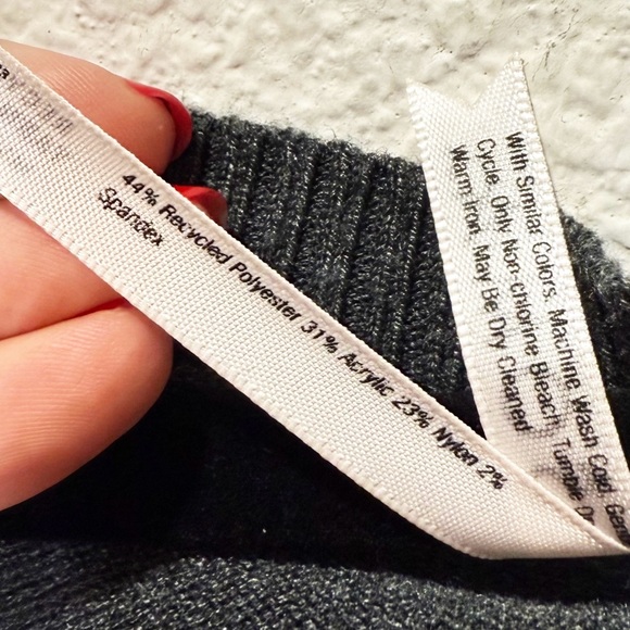 Soma Recycled Yarn Midi Sweater Dress Heather Quartz Lounge - Picture 10 of 10